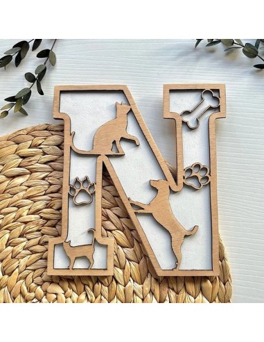 Inicial Animales madera
