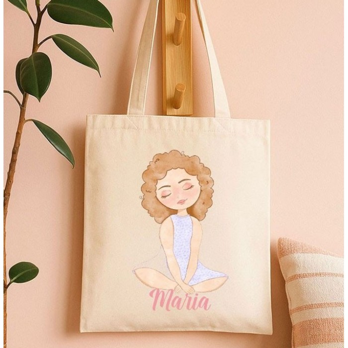 Totebag muñeca caoba