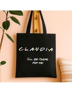Totebag negra FRIENDS