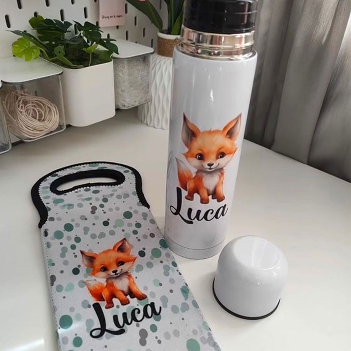 Conjunto infantil termo líquidos y funda