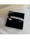 Brazalete plano 6mm plateada